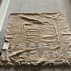 Isabel Marant Tan and White Towel